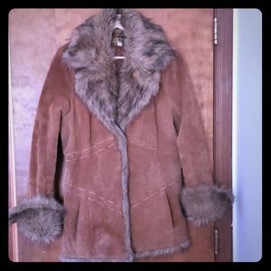 Warm suede MUDD coat